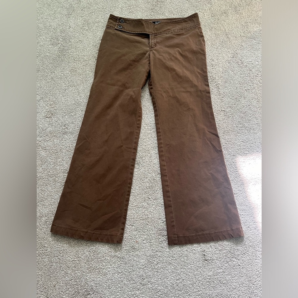 Guess Low Waisted Brown Pants